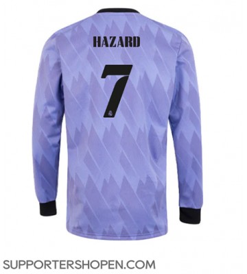 Real Madrid Eden Hazard #7 Borta Matchtröja 2022-23 Långärmad